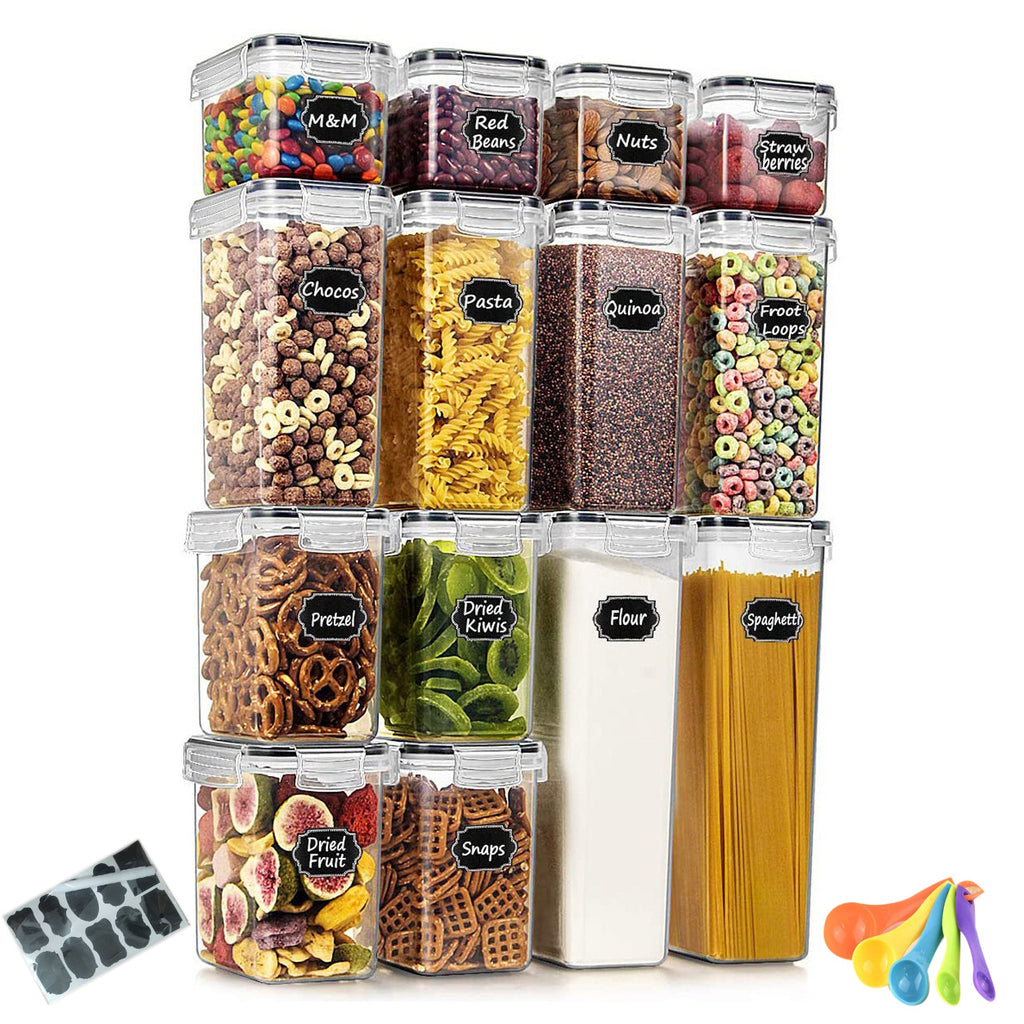 Set de 15 Recipientes Herméticos para Cocina y Despensa 🧂📦👌